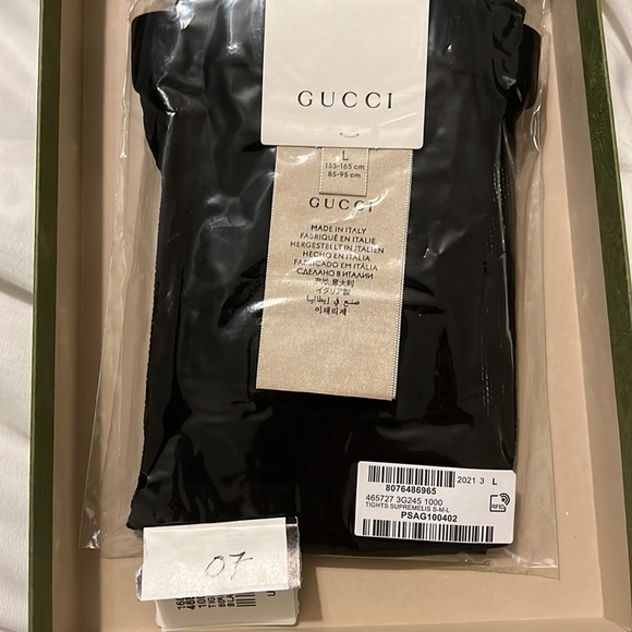 Gucci Tights Stockings Supremalis Logo - Picture 4 of 6